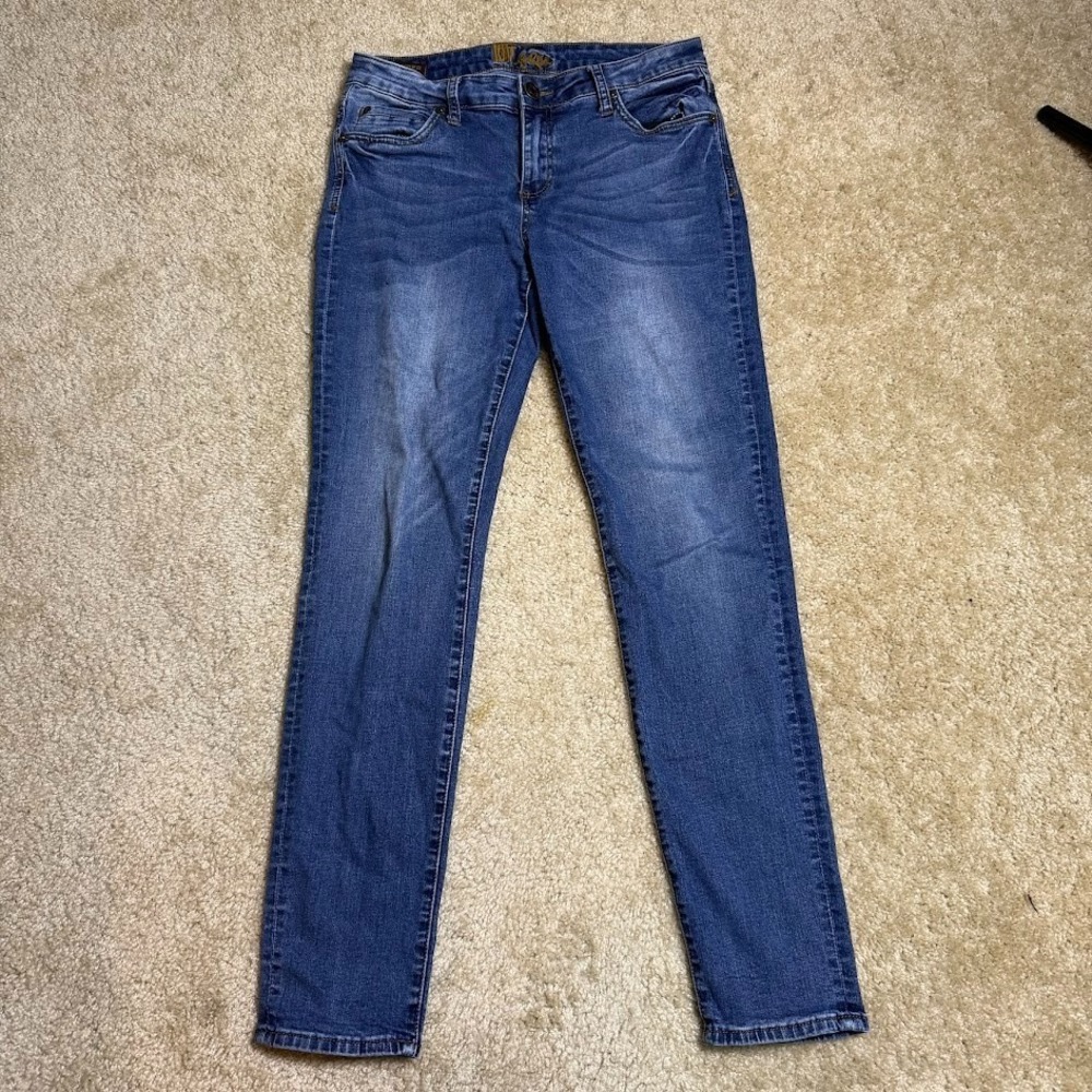Kut From The Kloth Jeans Womens 8 Blue Stretch Skinny Medium Wash Denim 30x30